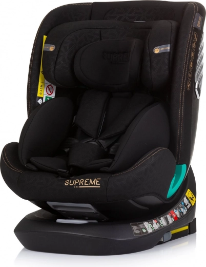Chipolino avtosedež Supreme i-Size 40–150 cm Isofix 360 – Obsidian