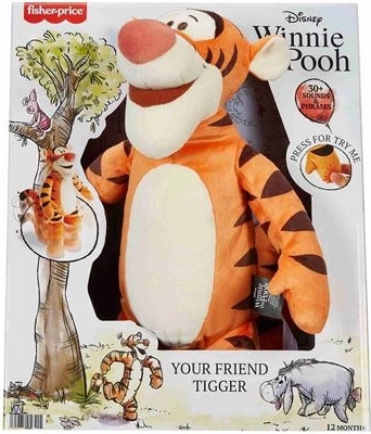 Fisher-Price Disney Medvedek Pu – plišasti Tigger z gibanjem in zvoki
