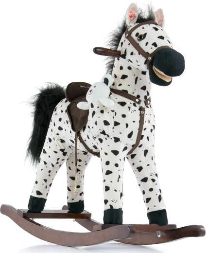 Milly Mally gugalni konjiček Mustang black dot