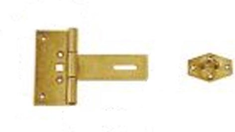 Zaklepni nosilec za vrtna vrata 150 × 100 × 2,0 mm