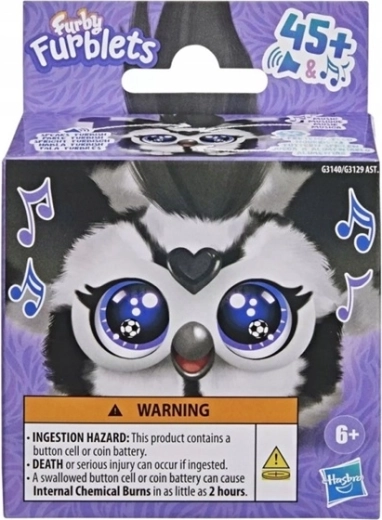 Furby Furblets Sports Goal-Ee interaktivna plišasta igrača s sponko