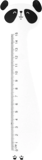 Ravnilo Panda 15 cm – 1 kos