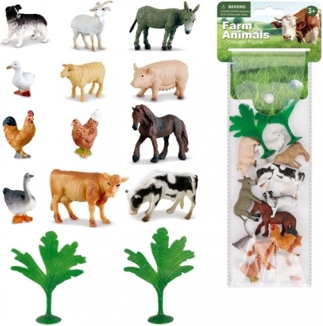 Set of Farm Animal Figures