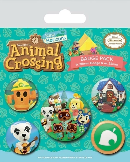 Komplet značk Animal Crossing