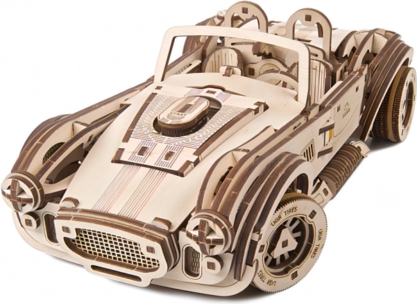 Ugears 3D lesene mehanske sestavljanke drift avtomobil Cobra