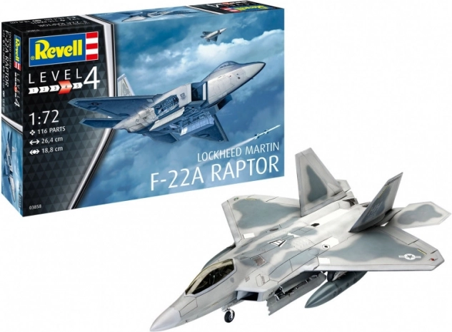 Plastični model LOCKHEED MARTIN F‑22A Raptor
