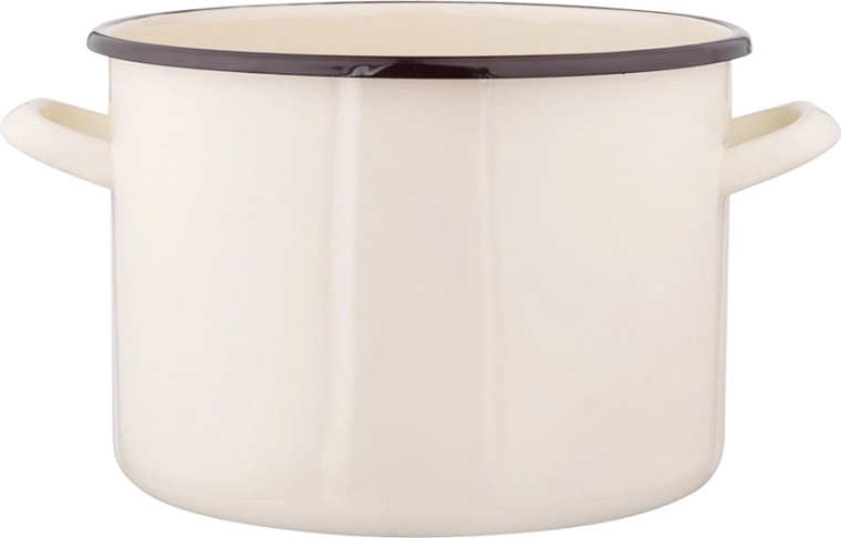 Silesia emajliran lonec 3,3 l, 18 cm, krem