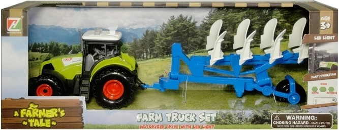 Traktor s prikolico s svetlobo in zvokom