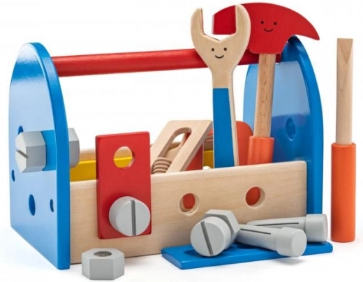 Lesena garnitura z orodjem