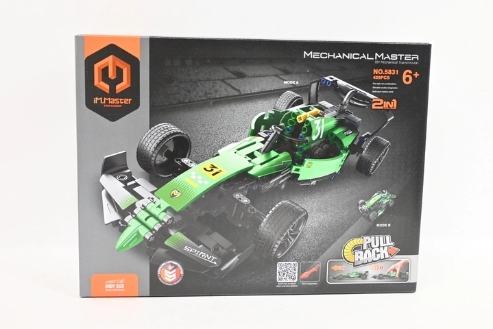 IM.Master F1 green 2-in-1 pull-back construction car - 1 piece