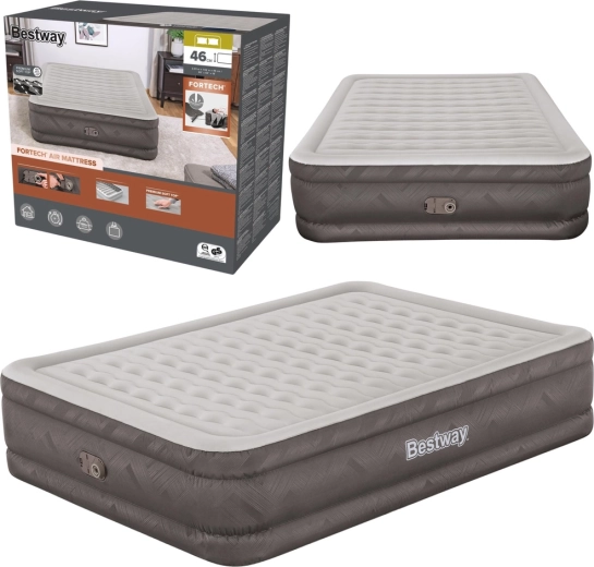 Napihljiva vzmetnica Queen z integrirano električno črpalko Bestway 203 × 152 × 46 cm