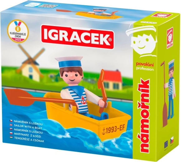 Efko Igráček mornar – komplet figurica s čolničkom
