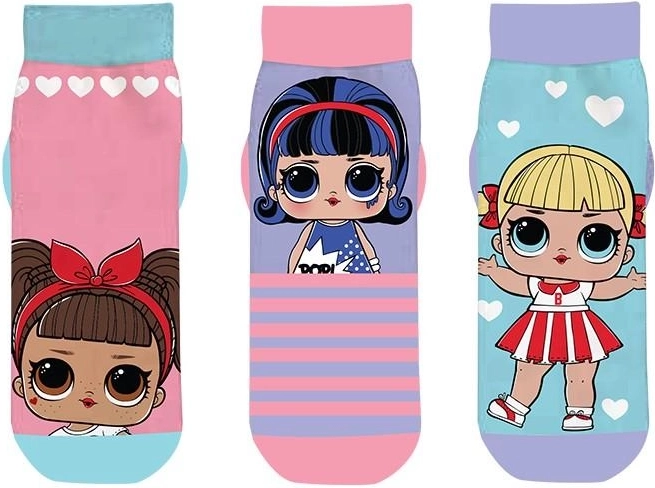 LOL Surprise ankle socks - 3 pairs