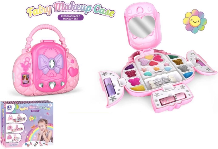 Children's cosmetic set in a unicorn-shaped handbag