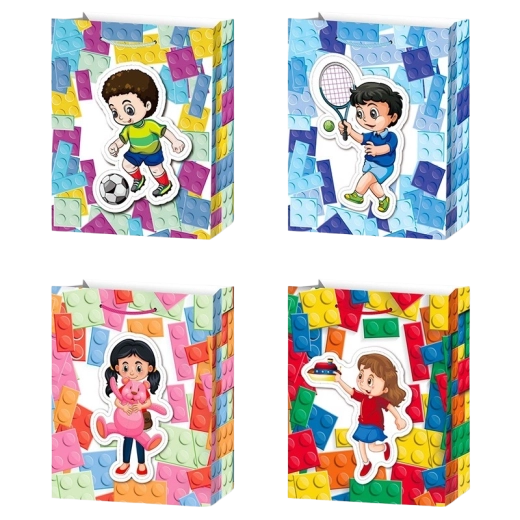 Darilna vrečka S s športnim motivom