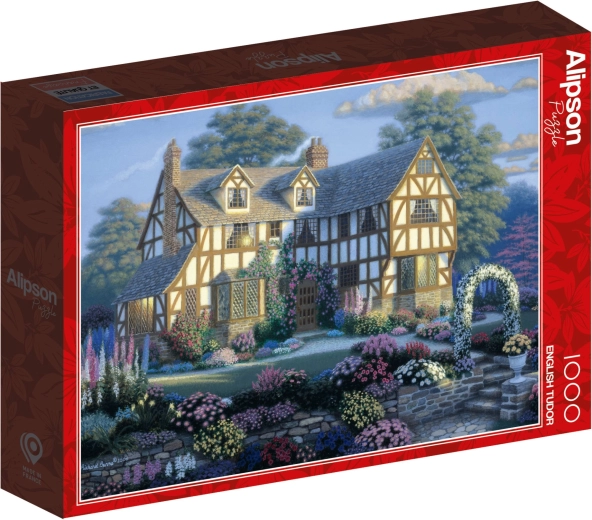 Alipson puzzle Angleška tudorovska hiša 1000 kosov