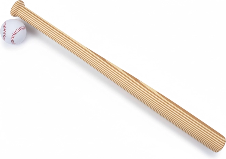 Bejzbolska palica z žogico, 59,5 cm – 1 kos