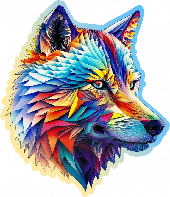 Lesene sestavljanke Nobl volk 250 koščkov WOODEN CITY