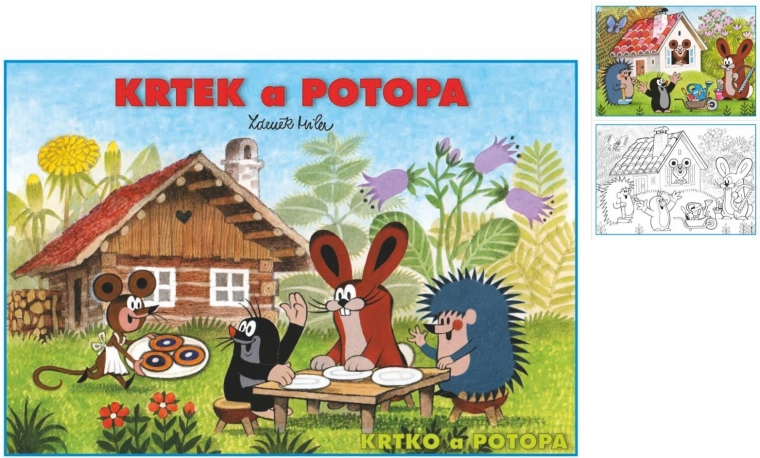 Pobarvanke A5 Krt in potop