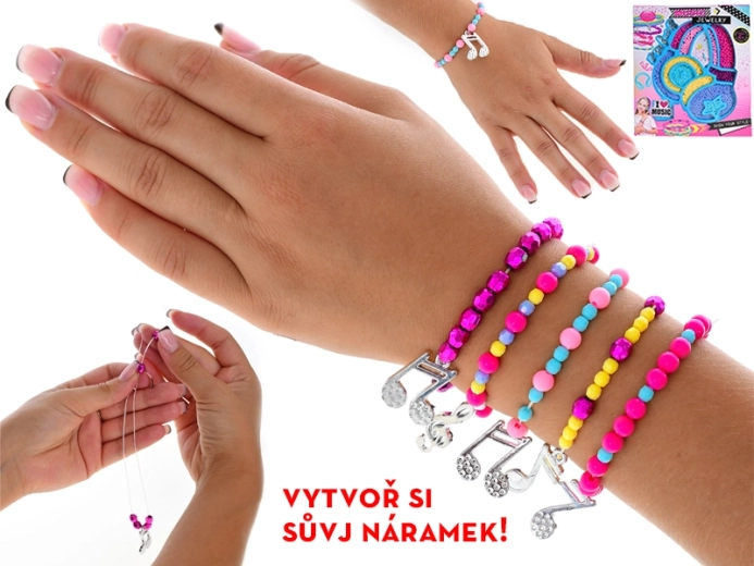 Komplet za izdelavo zapestnic v škatli za otroke 6+