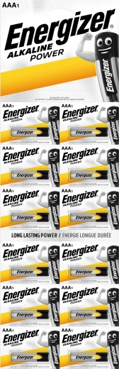 Energizer Power Alkaline AAA mikro svinčnikove baterije, 12 kos