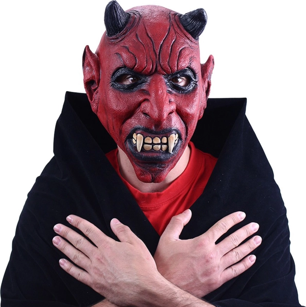 Strašljiva hudičeva lateks maska