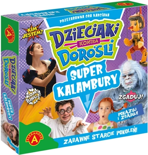Super pantomima: Otroci vs. odrasli – družabna zabavna igra