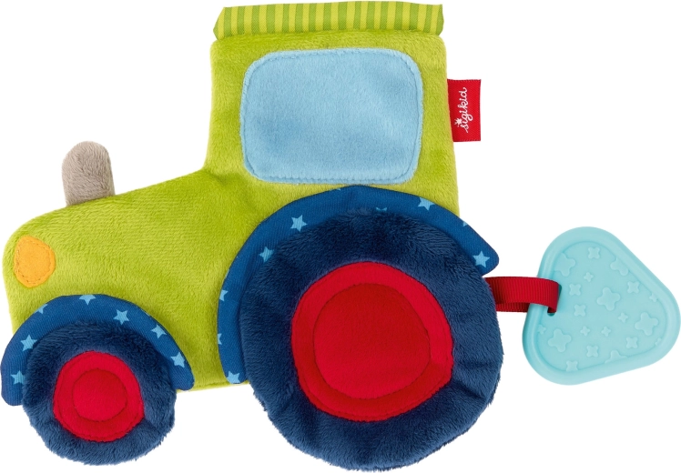 Sigikid mehki tolažilček (comforter) traktor z grizalom - 1 kos