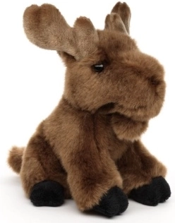Eco-friendly plush moose 18 cm