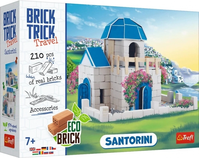 Gradbeni komplet iz opek BRICK TRICK Travel Santorini, 210+ kosov