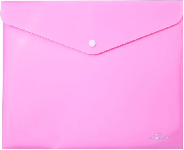Mapa za dokumente z gumbom A5 pastelno rožnata CONCORDE