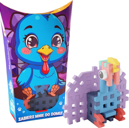 Konstrukcijske kocke Mini Waffle Pocket Pets puran