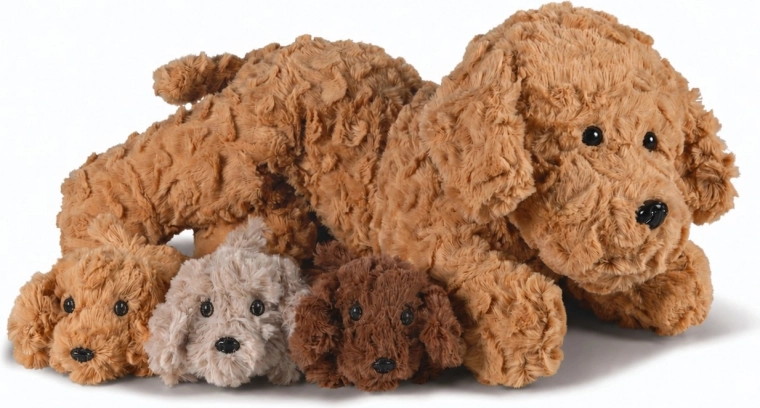 Prikupni Cozy Noxxiez kužki z mamico – plišasti set