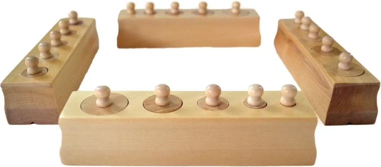 Montessori cylinders with knobs – reduced version - 1 piece