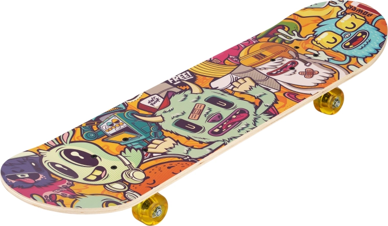 Skateboard Monsters 31" – barvne pošastke