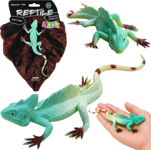 Realistična gumijasta figurica jadralnega kuščarja 16 cm