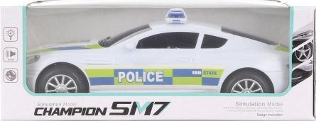 Policijski avto s svetlobnimi in zvočnimi učinki, odbijajoč