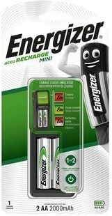 Energizer mini polnilnik AA/AAA + 2× AA Power Plus 2000 mAh