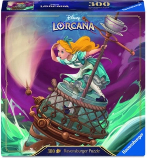 Ravensburger sestavljanka Disney Lorcana: Alica v čudežni deželi 300 koščkov