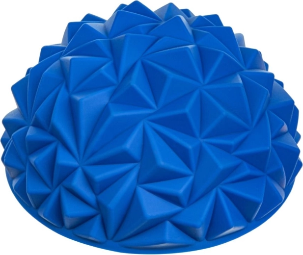Blue sensory half-dome for massage – diamond texture