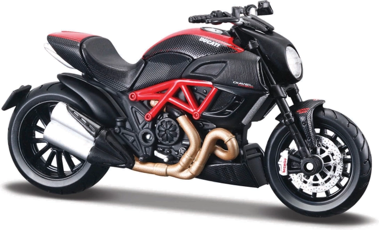 Maisto motocikel Ducati Diavel Carbon 1:18