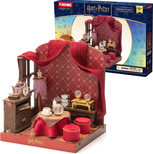 Puremind Harry Potter lesena 3D sestavljanka DIY – učilnica vedeževanja v Bradavičarki