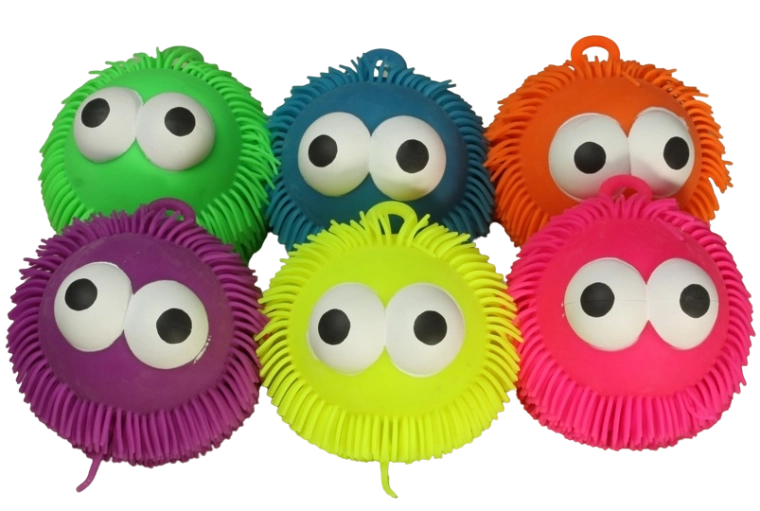 Antistresni stiskalni ježek s svetlobnim učinkom 15 cm – več barv