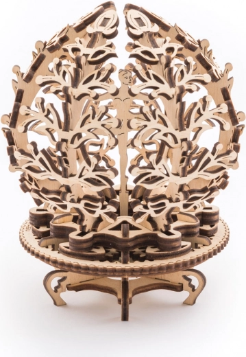 Lesene mehanske 3D sestavljanke UGEARS – cvet (101 kos)