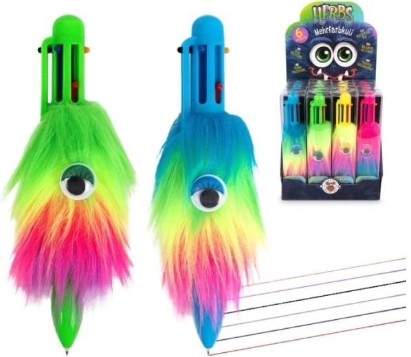 kosmato šestbarvno pero