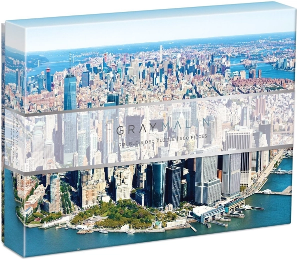 Double-sided New York City Puzzle by Gray Malin with 500 Pieces