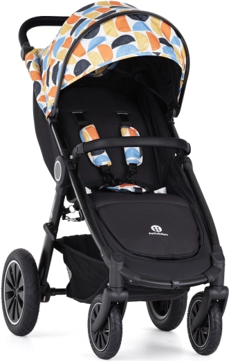 Petite&Mars voziček Street+ Air black retro
