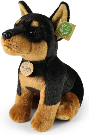 Plišasti pes doberman 30 cm eco-friendly RAPPA
