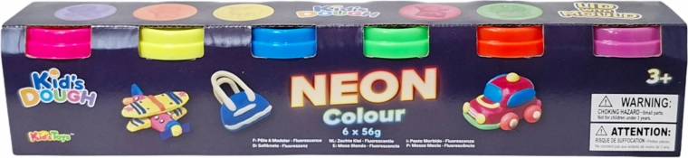 Neonska modelirna masa – komplet 6 barv