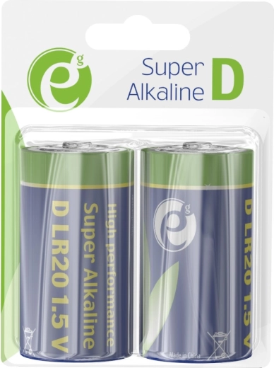 Alkalne baterije D LR20 1,5 V, 2 kosi